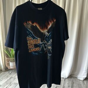 Vintage Rebel Rider motorcycle shirt